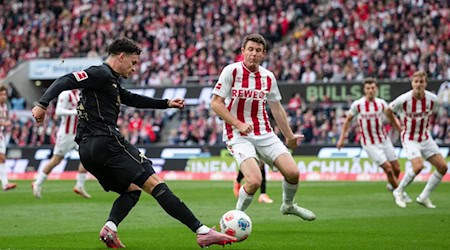 Wieder fit: Kölns Dominique Heintz (M). (Archivbild)  / Foto: Marius Becker/dpa