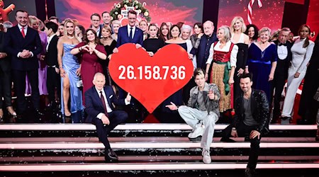 26 Millionen Euro Spenden bei 25. «Ein Herz für Kinder»