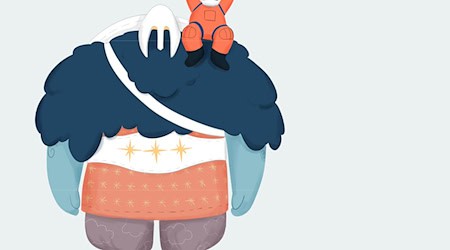 So könnte das Maskottchen für die «Artemis 2»-Mission aussehen. / Foto: Giulia Bona/Freelancer/Nasa /dpa