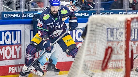 Marco Nowak hängt die Schlittschuhe an den Nagel. (Archivbild) / Foto: Andreas Gora/dpa