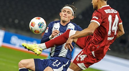 Herthas Kapitän Fabian Reese lässt in dieser Saison einige Chancen ungenutzt.  / Foto: Andreas Gora/dpa