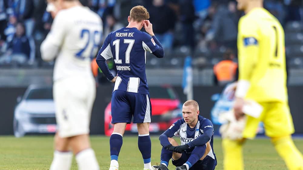 Es war ein schwacher Auftritt der Berliner.  / Foto: Andreas Gora/dpa