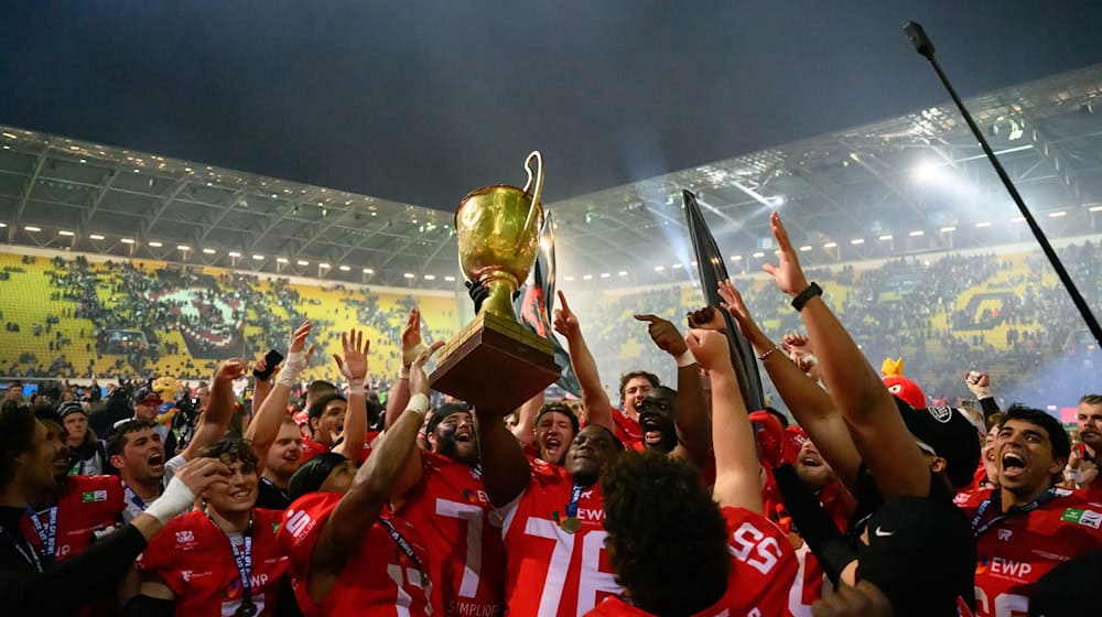 Die Potsdam Royals feiern im Oktober ihre dritte Meisterschaft in Serie.  / Foto: Robert Michael/dpa