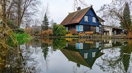 Der DWD erwartet Regen zum Wochenstart in Berlin und Brandenburg. (Archivbild) / Foto: Patrick Pleul/dpa/ZB