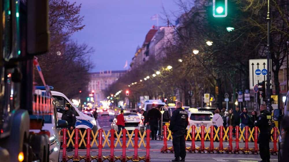 Wegen der Staatsbesuche kam es in Berlin zu Absperrungen vor allem im Regierungsviertel.  / Foto: Carsten Koall/dpa