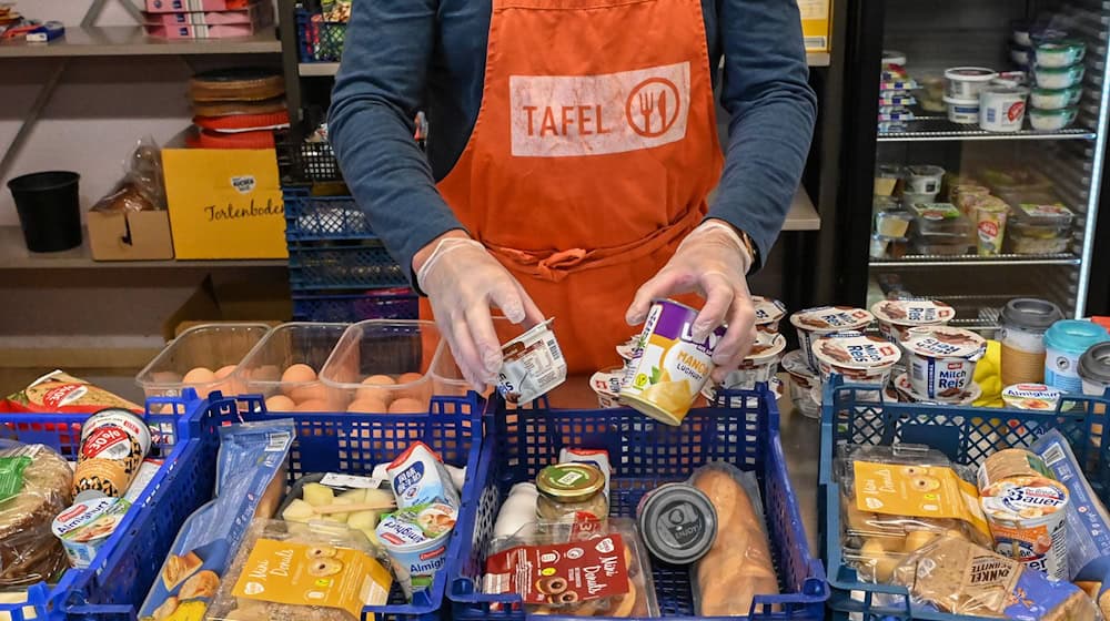 Die Tafeln in Brandenburg sind seit Jahren gut gefüllt. (Archivbild) / Foto: Patrick Pleul/dpa