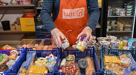 Die Tafeln in Brandenburg sind seit Jahren gut gefüllt. (Archivbild) / Foto: Patrick Pleul/dpa