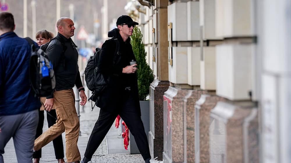 Die US-Delegation traf am Vormittag in Berlin ein.   / Foto: Kay Nietfeld/dpa