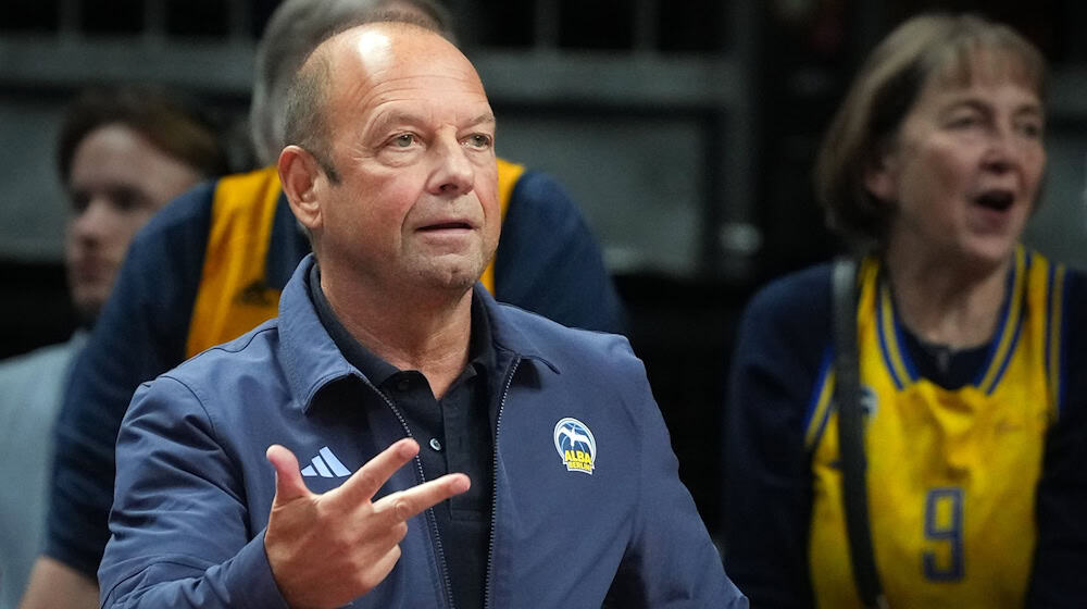 Alba-Geschäftsführer Marco Baldi will unbedingt in die NBA Europe. (Archivbild) / Foto: Soeren Stache/dpa