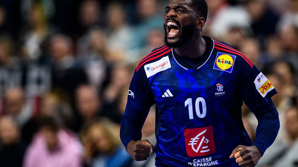 Der französische Handball-Nationalspieler Dika Mem spielt bald für Berlin. (Archivbild) / Foto: Tom Weller/dpa