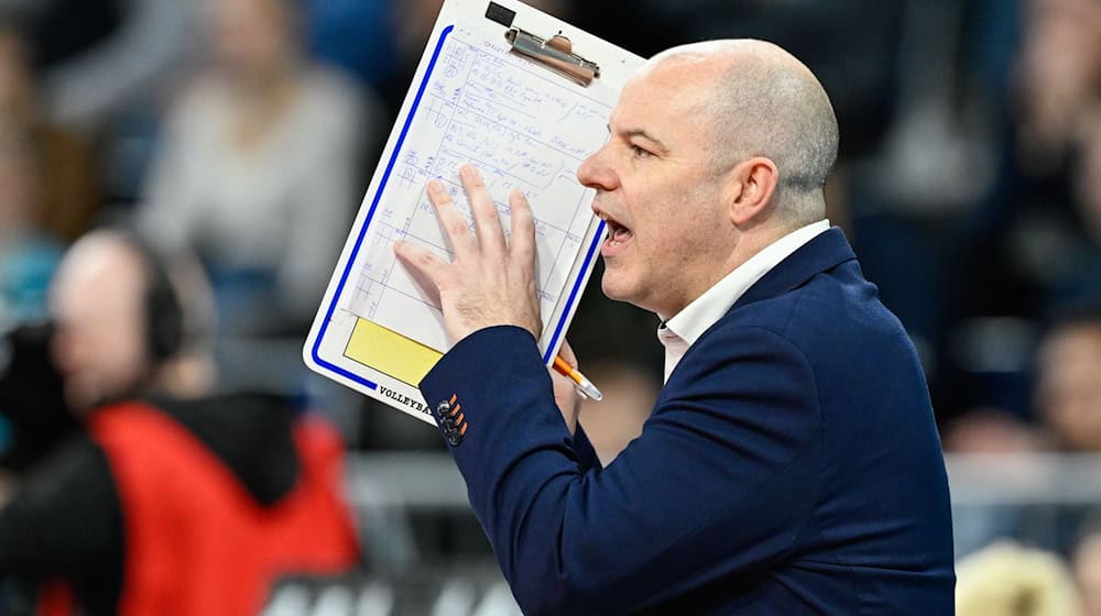 Joel Banks ist nicht mehr Trainer der BR Volleys. (Archivbild) / Foto: Uwe Anspach/dpa