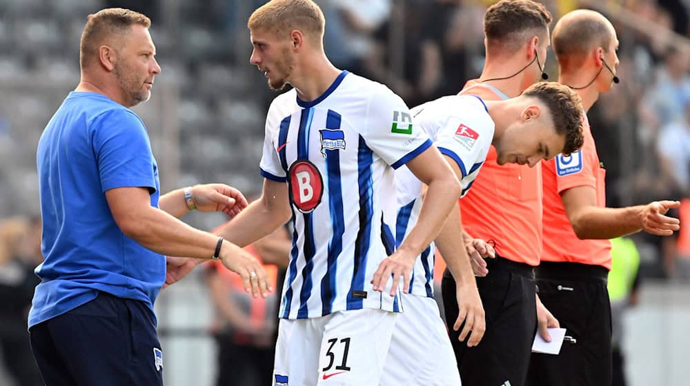 Marton (M) ist noch in Berlin, Pal Dardai (l) arbeitet inzwischen in Ungarn. (Archivbild) / Foto: Soeren Stache/dpa