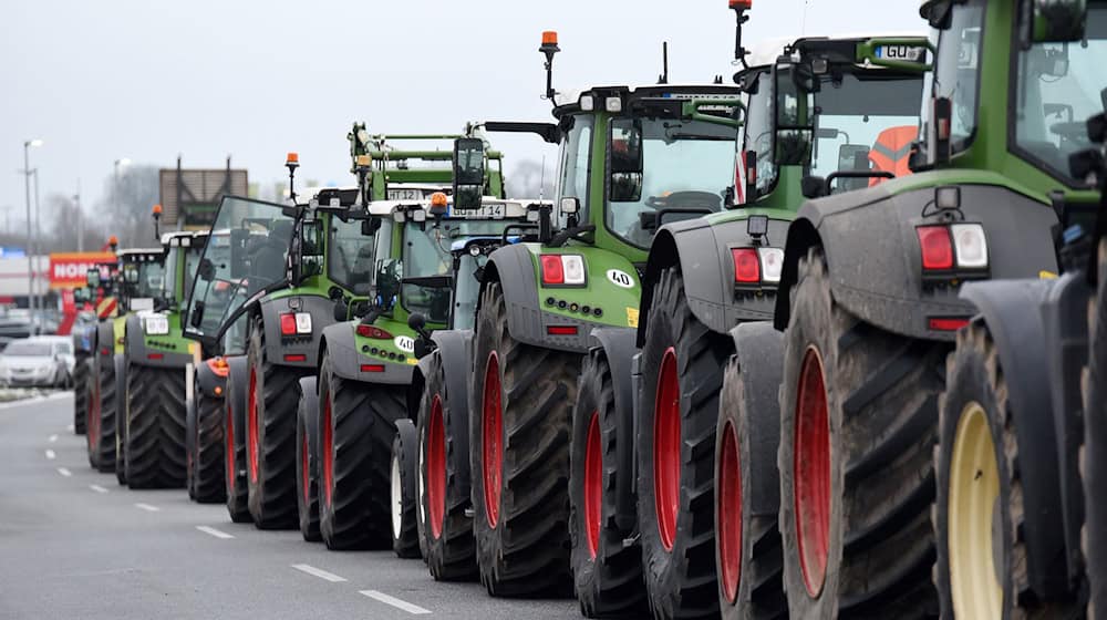 Die Proteste wurden von den Landwirten vom 11. bis zum 17. Januar angemeldet. (Archivbild) / Foto: Frank Hormann/dpa