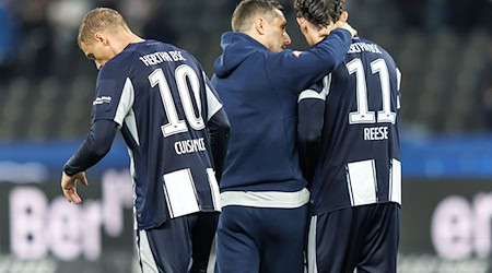 Leitl (M) und Reese (r) haben ein besonderes Verhältnis. (Archivbild) / Foto: Andreas Gora/dpa