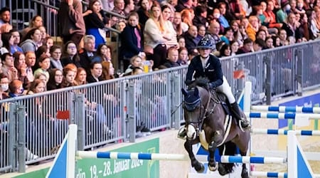Am letzten Wochenende der diesjährigen Grünen Woche stehen im Rahmen des Reitturniers Hippologica noch mehrere Wettbewerbe an. (Archivbild) / Foto: Christoph Soeder/dpa