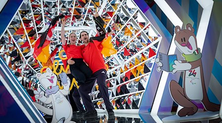 Minerva Fabienne Hase und Nikita Volodin sind zwei von insgesamt 19 Berliner Olympiateilnehmern.  / Foto: Peter Kneffel/dpa