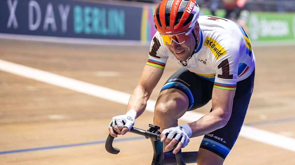 Roger Kluge will seinen Titel beim Sixdays Weekend verteidigen. (Archivbild) / Foto: Andreas Gora/dpa