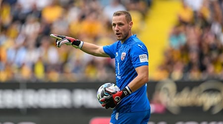 Energie-Torhüter Marius Funk zeigte bei seiner Rückkehr nach Ingolstadt eine gute Leistung. (Archivbild) / Foto: Robert Michael/dpa