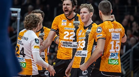 In der Bundesliga lief es für die BR Volleys nach dem Aus in der Champions League wieder nach Plan. (Archivbild) / Foto: Andreas Gora/dpa