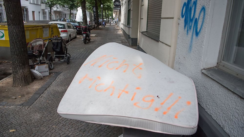 Der Berliner Senat will, dass gegen illegalen Müll konsequent vorgegangen wird. (Archivbild) / Foto: Jörg Carstensen/dpa