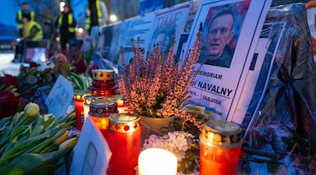 Gedenken an Kremlgegner Nawalny in Berlin