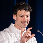 Der Produzent von «Mädchen in Uniform», Florian Kamhuber, schwärmt von Kloster Chorin als Drehort.  / Foto: Soeren Stache/dpa