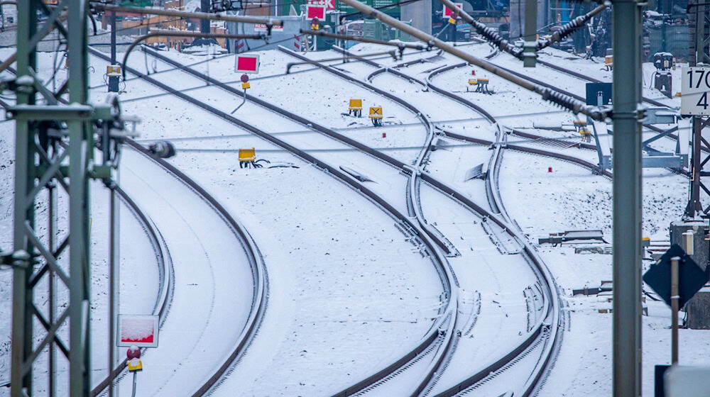 Die Verzögerung bei der Bahn-Sanierung Berlin-Hamburg wird zum Politikum: Fünf Länder-Chefs beschweren sich in einem Brief bei der Bahn-Chefin. (Archivbild)  / Foto: Jens Büttner/dpa