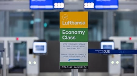 Lufthansa rechnet mit massiven Flugausfällen an diesem Donnerstag. / Foto: Thomas Banneyer/dpa