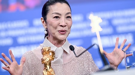 Ein Hollywoodstar auf der Berlinale: Michelle Yeoh. / Foto: Britta Pedersen/dpa