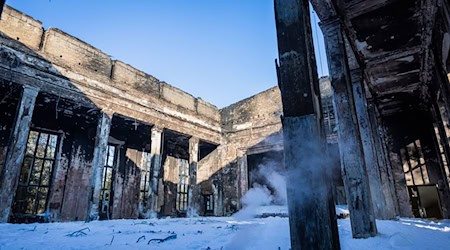 Das Bogensee-Areal mit der früheren Villa von NS-Propagandaminister Joseph Goebbels soll neu belebt werden - auch nach einem Brand (Archivbild). / Foto: Christoph Soeder/dpa