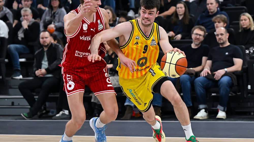 Alba-Kapitän Jonas Mattisseck ist trotz Finalpleite stolz auf sein Team / Foto: Sven Hoppe/dpa