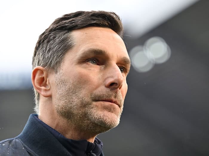 Stefan Leitl hat den Aufstieg mit Hertha BSC abgehakt. (Archivbild) / Foto: Swen Pförtner/dpa