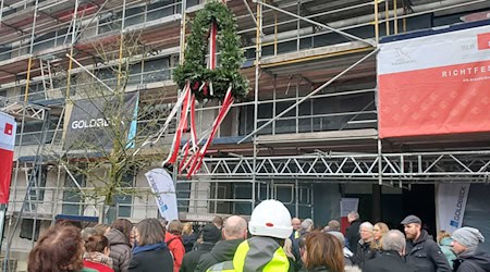 Das neue Zentrum für Lehrerbildung an der Universität Potsdam soll möglichst Ende des Jahres fertig sein. / Foto: Johanna Czech/dpa