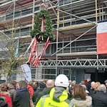 Das neue Zentrum für Lehrerbildung an der Universität Potsdam soll möglichst Ende des Jahres fertig sein. / Foto: Johanna Czech/dpa