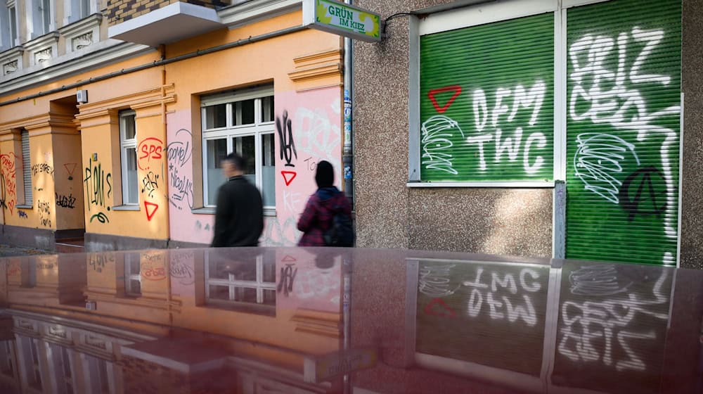 Die Staatsanwaltschaft hat Hunderte neue Verfahren wegen antisemitischer Straftaten, darunter Schmierereien, erfasst. (Symbolbild) / Foto: Bernd von Jutrczenka/dpa