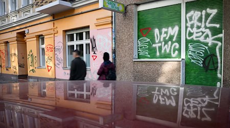 Die Staatsanwaltschaft hat Hunderte neue Verfahren wegen antisemitischer Straftaten, darunter Schmierereien, erfasst. (Symbolbild) / Foto: Bernd von Jutrczenka/dpa