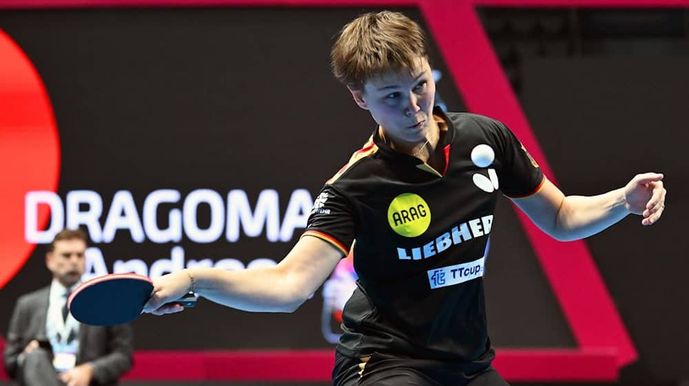 Nina Mittelham steuerte einen Punkt zum klaren Sieg bei. (Archivbild) / Foto: Manfred Schillings/dpa