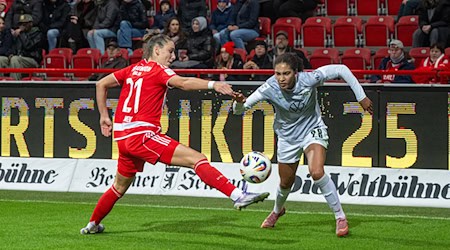 Anna Weiß erzielte den Treffer für Union. (Archivbild) / Foto: Matthias Koch/dpa