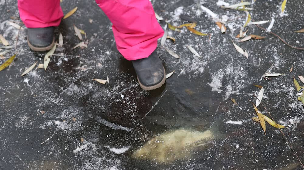 Schneedecken auf Gewässern können bei Fischen zu Sauerstoffmangel führen. (Archivbild) / Foto: Jörg Carstensen/dpa