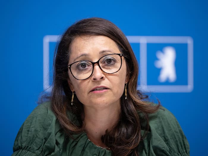 Berlins Justizsenatorin Felor Badenberg ist in Teheran geboren worden. (Archivbild) / Foto: Sebastian Christoph Gollnow/dpa