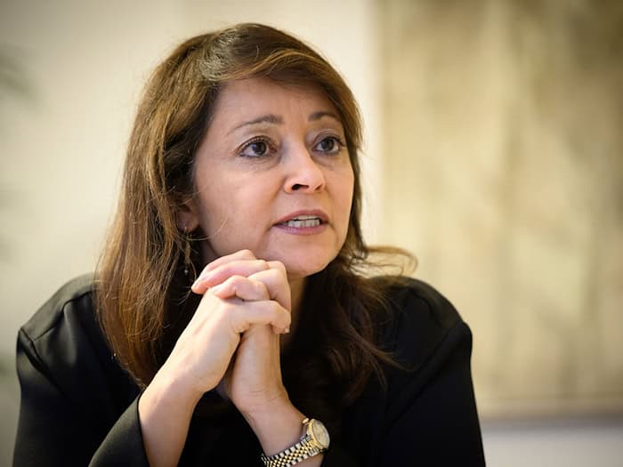 Justizsenatorin Felor Badenberg (CDU) befürwortet die Erprobung von Online-Verfahren. (Archivbild)  / Foto: Bernd von Jutrczenka/dpa