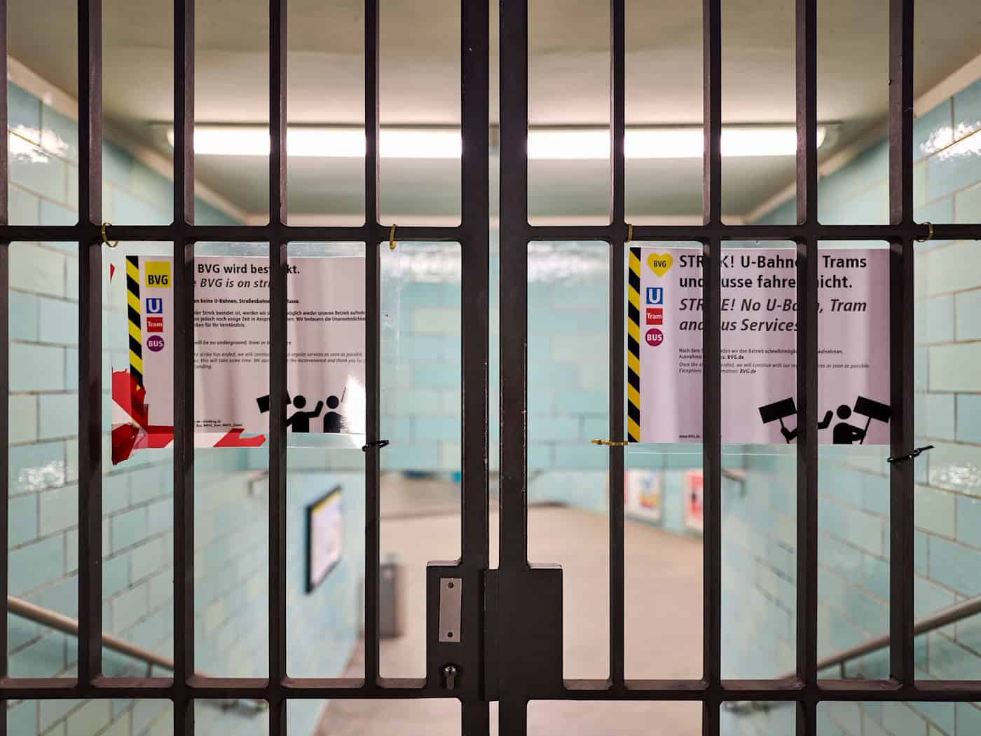 Die Gewerkschaft Verdi bestreikt für 48 Stunden den Berliner Nahverkehr. / Foto: Michael Ukas/dpa