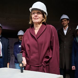 Die Ehefrau des Bundespräsidenten: Elke Büdenbender. / Foto: Annette Riedl/dpa