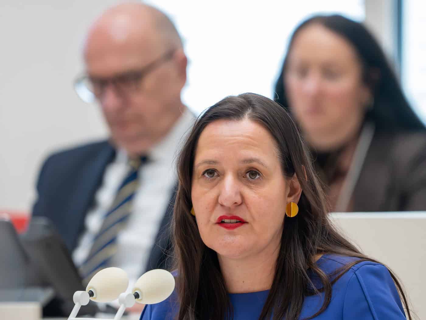 Wissenschaftsministerin Manja Schüle (SPD) will die Brandenburger Hochschulen wettbewerbsfähiger machen (Archivbild). / Foto: Soeren Stache/dpa