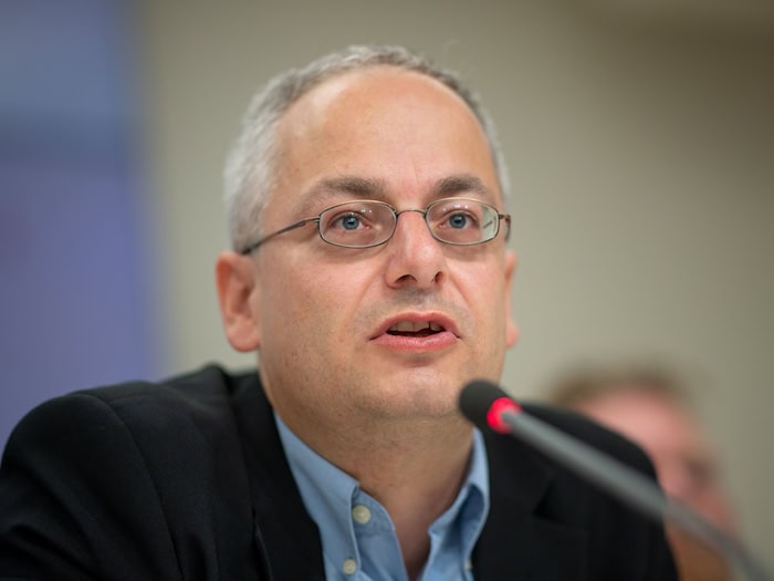 Brandenburgs Linken-Geschäftsführer Stefan Wollenberg äußert sich zum Austritt des Antisemitismusbeauftragten Andreas Büttner aus der Partei. (Archivbild) / Foto: Monika Skolimowska/dpa-Zentralbild/dpa