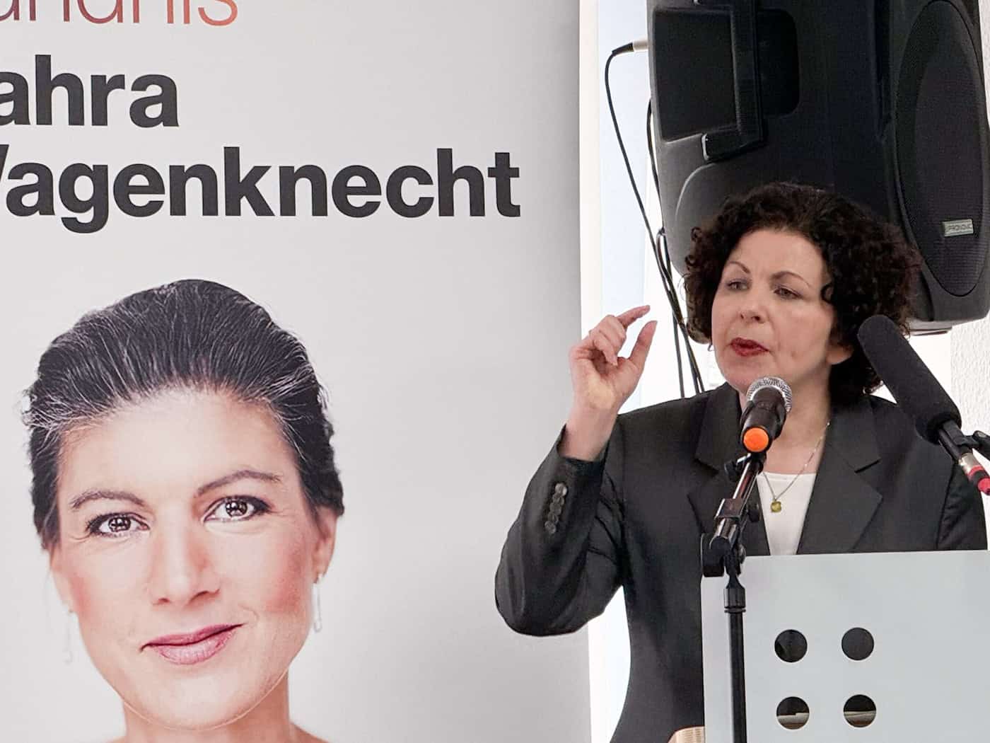 Zur Absenkung der hohen Sprit- und Energiepreise fordert die BSW-Bundesvorsitzende Amira Mohamed Ali die Rückkehr zu russischem Öl und Gas. / Foto: Iris Leithold/dpa-Zentralbild/dpa