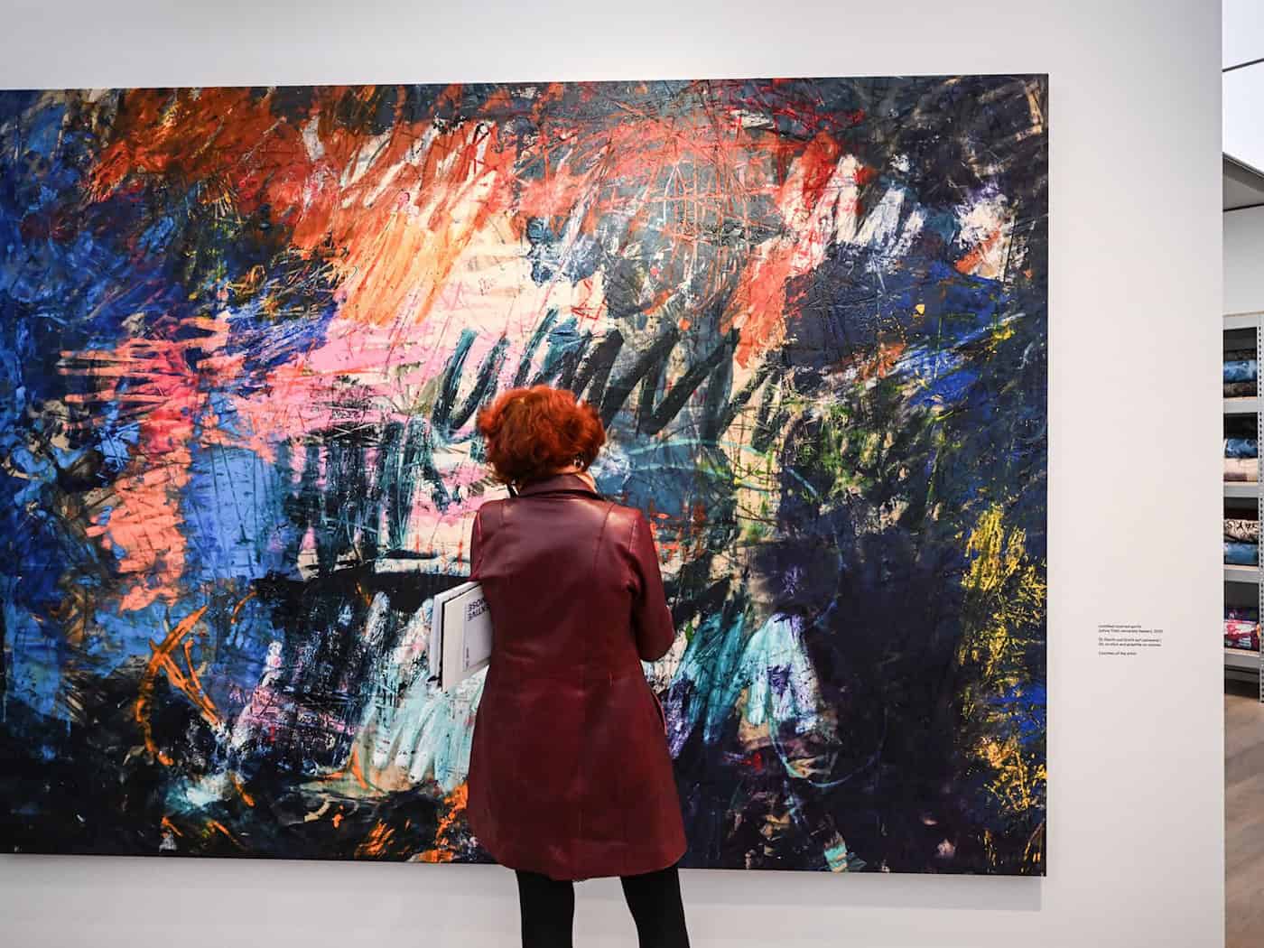 Im «Kunsthaus Minsk» werden Werke von Oscar Murillo gezeigt.  / Foto: Britta Pedersen/dpa