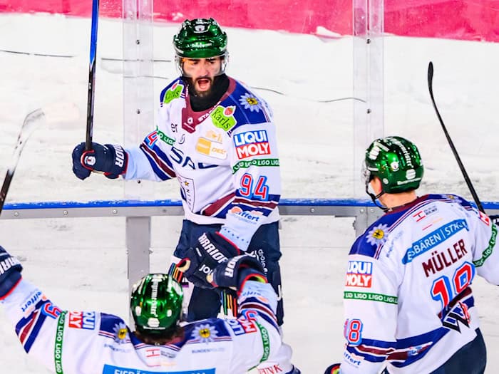 Die Eisbären Berlin hatten zuletzt wieder Grund zum Jubeln. (Archivbild) / Foto: Robert Michael/dpa