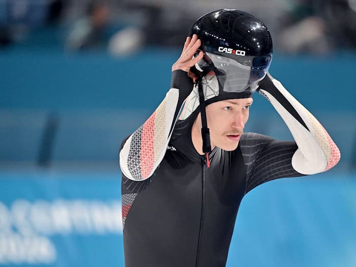 Fridtjof Petzold darf vorerst nicht an Wettkämpfen teilnehmen. (Archivbild) / Foto: Peter Kneffel/dpa