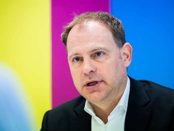 Christoph Meyer ist seit 2018 Vorsitzender der Berliner FDP. (Archivbild)  / Foto: Christoph Soeder/dpa